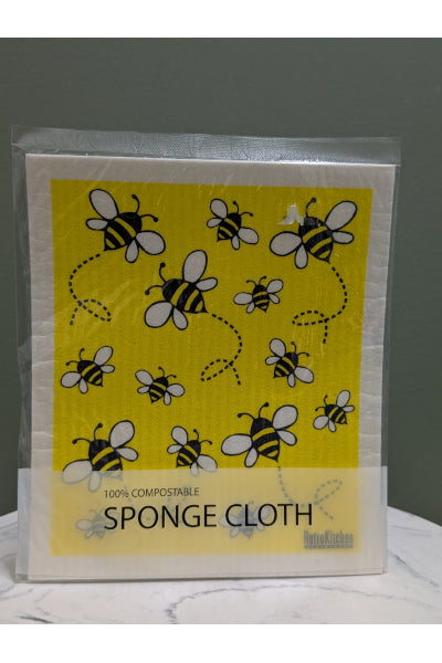 RETRO KITCHEN BIOD DISHCLOTH BEES