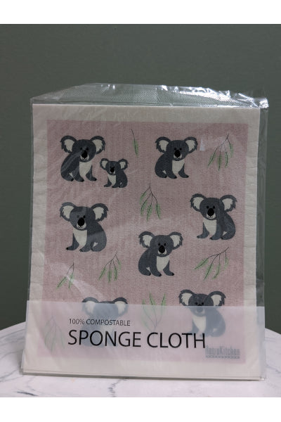 RETRO KITCHEN BIOD DISHCLOTH KOALA