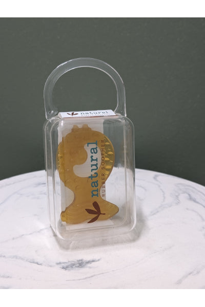 NATURAL RUBBER SOOTHER TEETHER FISH