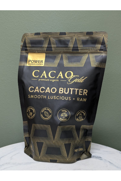 POWER CACAO BUTTER GOLD CHUNKS 250G