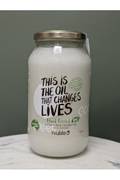 NIULIFE EXTRA VIRGIN COCONUT OIL 720ML