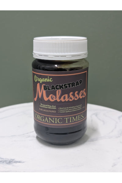 ORGANIC TIMES BLACKSTRAP MOLASSES 400GM