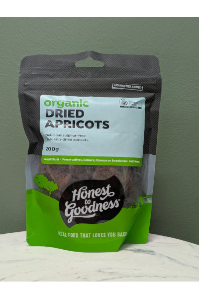HTG ORGANIC DRIED APRICOTS 200GR