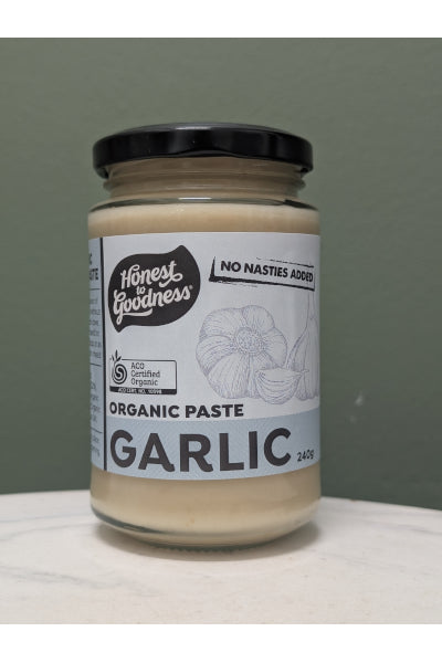 HTG ORG GARLIC PASTE 200GM