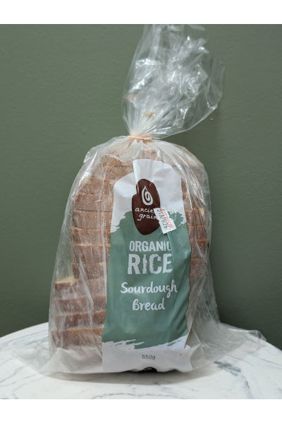 ANCIENT GRAINS ORG RICE BREAD 550GM