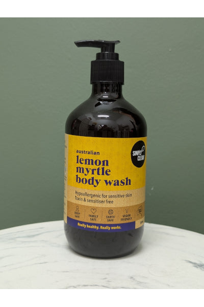 SIMPLY CLEAN L/MYRTLE BODY WASH 500ML