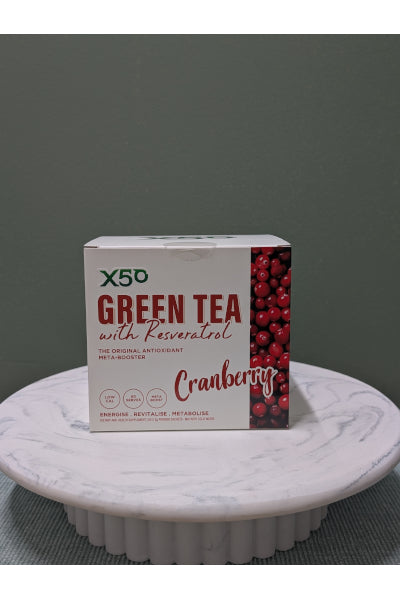 X50 GREEN TEA CRANBERRY 60 SERVE