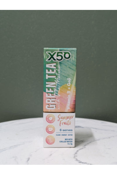 X50 GREEN TEA SUMMER FRUITS 6 SERVE