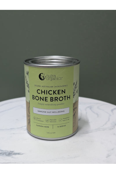 NUTRA NAT CHICKEN BONE BROTH G/HERB 125G