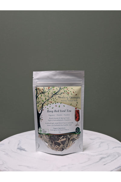 HEALING CONCEPTS ORG ROSY RED TEA 50GM