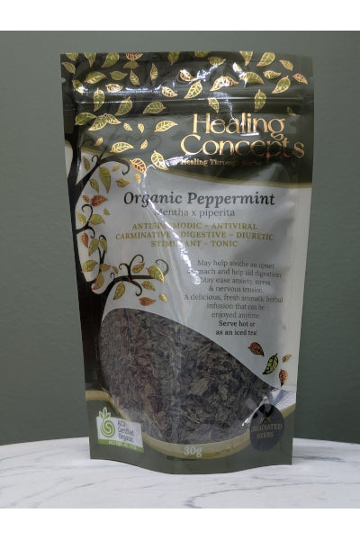 HEALING CONCEPTS ORG PEPPERMINT TEA 40GM