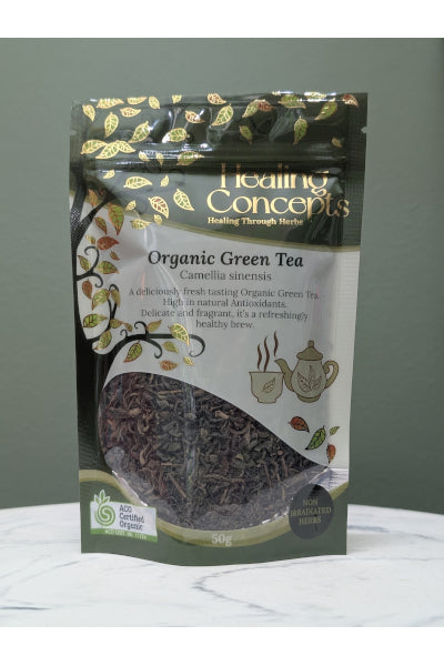 HEALING CONCEPTS ORG GREEN TEA 50G