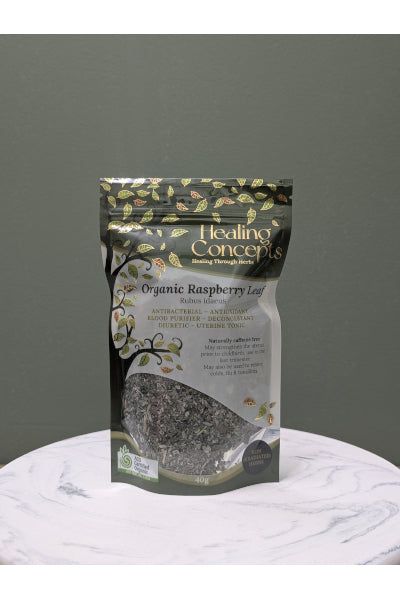 HEALING CONCEPTS ORG RASPBERRY TEA 50G