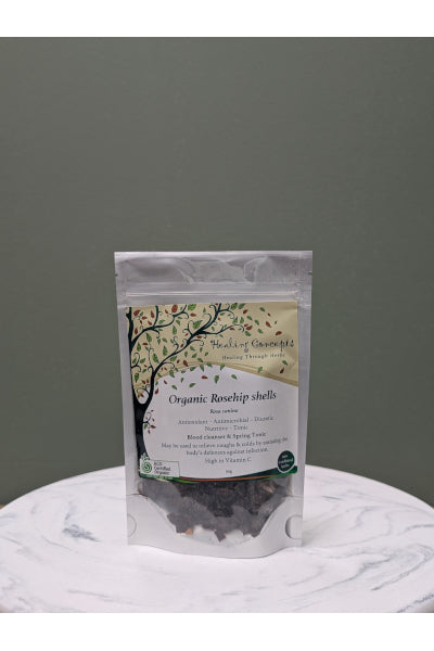 HEALING CONCEPTS ORG ROSEHIP SHELLS 50G