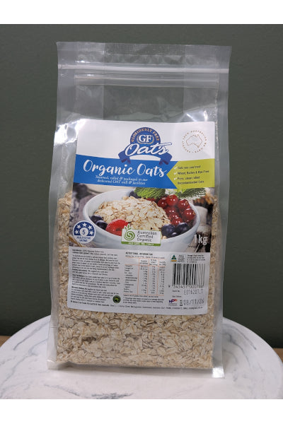 GF UNCONTAMINATED OATS ORGANIC 1KG