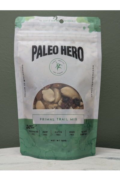 PALEO HERO PRIMAL TRAIL MIX 100GM