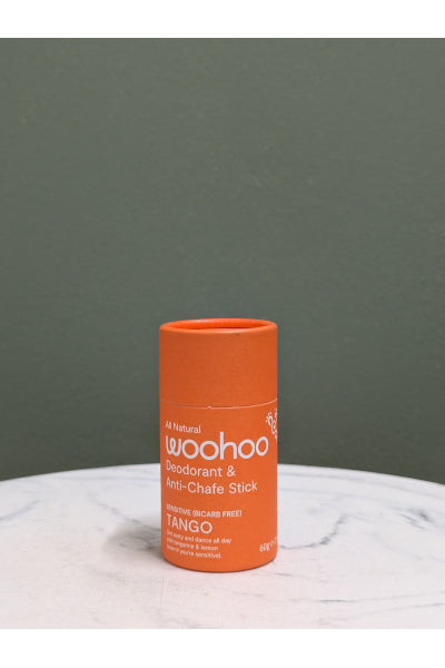 WOOHOO DEODORANT/CHAFE STICK TANGO 60G