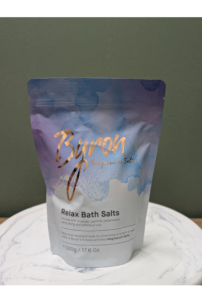 BYRON BAY BATH SALTS RELAX 500GM