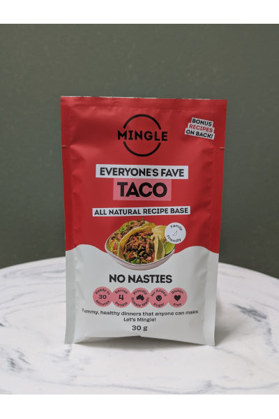 MINGLE MELLOW TACO ALL NAT RECIPE 30GM
