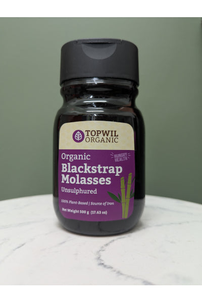 TOPWIL ORG BLACKSTRAP MOLASSES 500GM