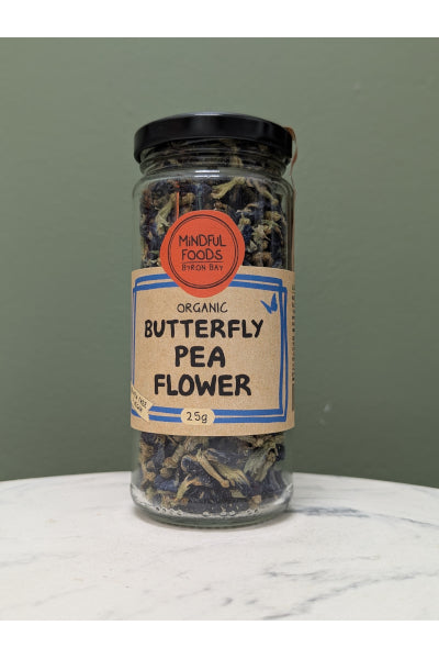 MINDFUL FOODS BUTTERFLY PEA FLOWER 25G