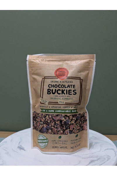 MINDFUL FOODS CHOCOLATE BUCKIES 350G