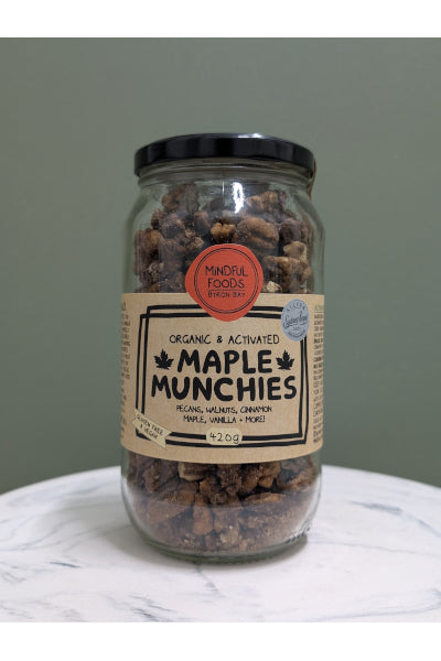 MINDFUL FOODS MAPLE MUNCHIES 420GM