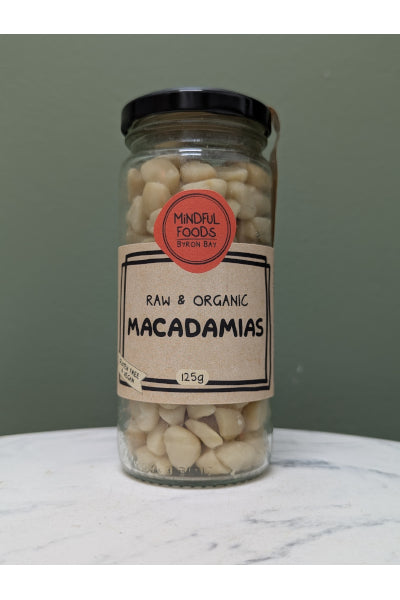 MINDFUL FOODS ORG MACADAMIAS 125G