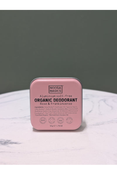 NOOSA BASICS DEODORANT TIN ROSE/FRANK
