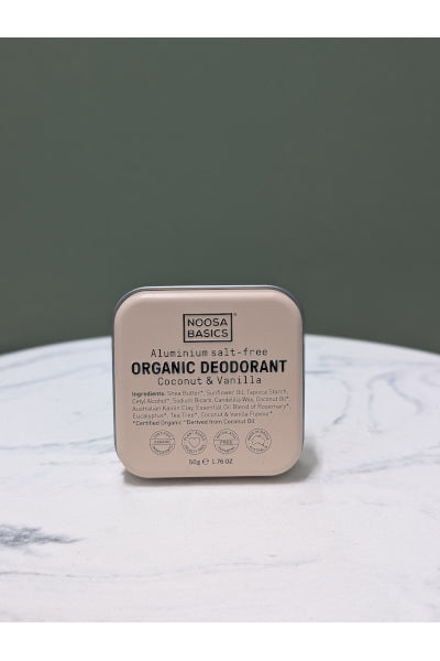 NOOSA BASICS DEODORANT TIN COCO/VANILLA