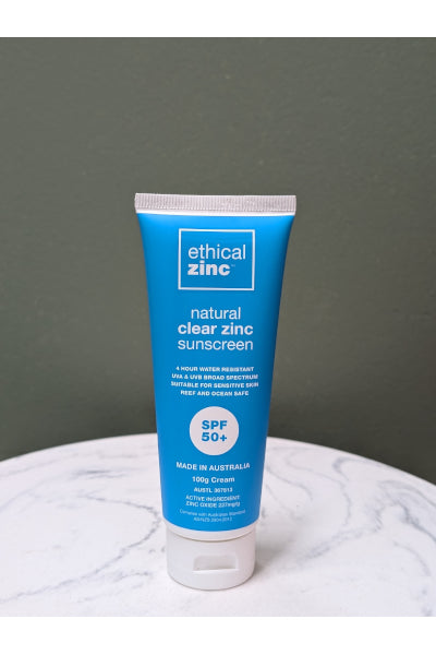 ETHICAL ZINC SUNSCREEN SPF50+ 100G