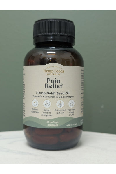 HEMP FOODS PAIN RELIEF 60 SOFT GELS