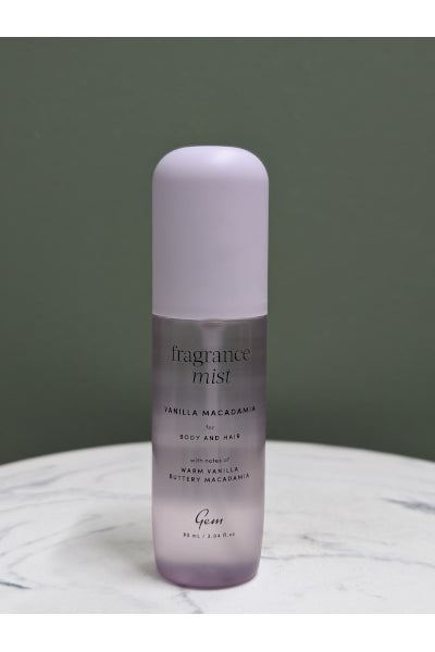 GEM FRAGRANCE MIST VANILLA MACADAMIA 90M