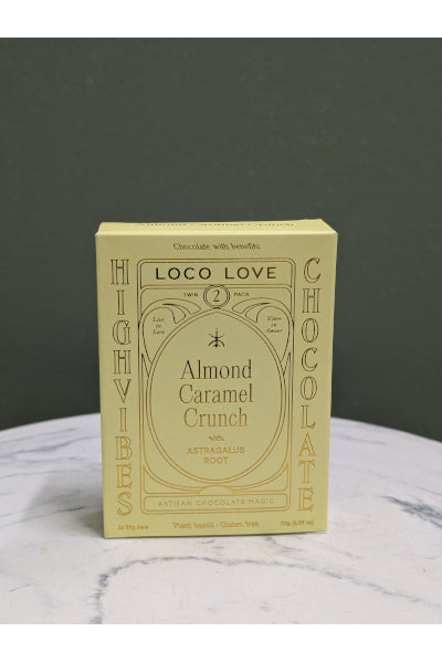 LOCO LOVE ALMOND CARAMEL TWIN PACK 70G