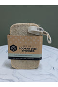 EVER ECO LOOFAH DISH SPONGE PK2