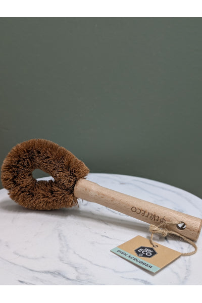EVER ECO DISH SCRUBBER BEECH WOOD HANDLE