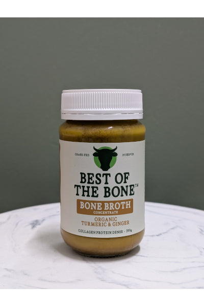 BOTB TURMERIC % GINGER BONE BROTH 390GR