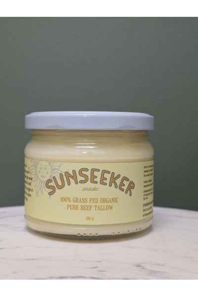 SUNSEEKER ORG GRASS FED BEEF TALLOW 250G