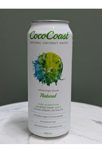 COCO COAST NATURAL COCONUT WATER 500ML