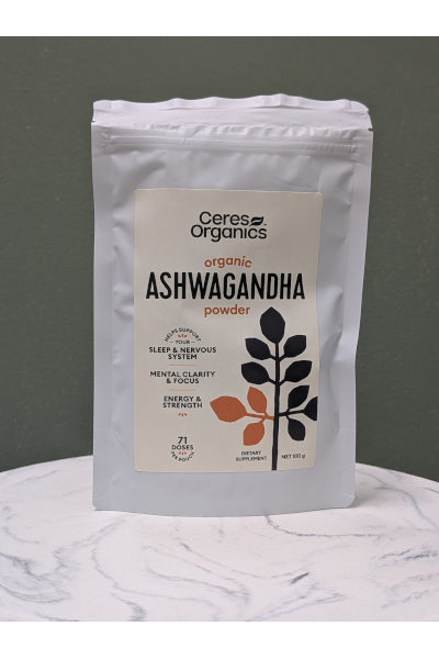 CERES ORG ASHWAGANDA POWDER 100GM