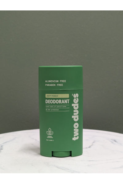 TWO DUDES DEODERANT STICK ZESTY FOREST