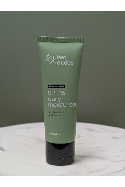 TWO DUDES SPF 15 DAILY MOISTURISER 75ML