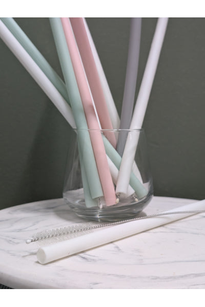 LITTLE MASHIES SILIC STRAW & BRUSH WHITE