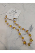 ZB AMBER BABY NECKLACE LEMON & ROSE 32CM