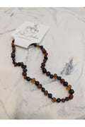 ZB AMBER BABY NECKLACE COGN/CHER RAW 32C