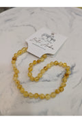 ZB AMBER BABY NECKLACE HONEY 32CM
