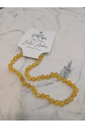 ZB AMBER BABY NECKLACE HONEY RAW 32CM