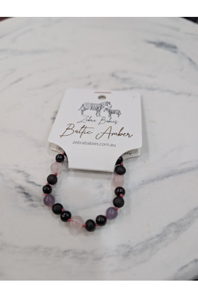 ZB AMBER BABY BRACELET CHER+RQ+AM 14CM