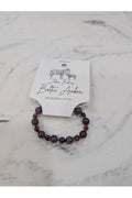 ZB AMBER BABY BRACELET COGNAC + AME 14CM