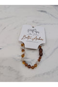 ZB AMBER BABY BRACELET COGNAC + MOON14CM